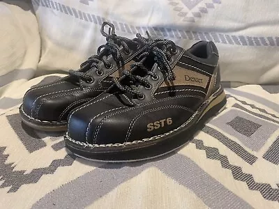 MEN'S DEXTER SST6LZ Black Bowling Shoes Right Handed  SIZE: 11 M • $79.97