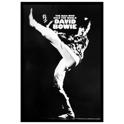 (FRAMED) DAVID BOWIE POSTER (66x96cm) THE MAN WHO SOLD THE WORLD PICTURE ART • $99