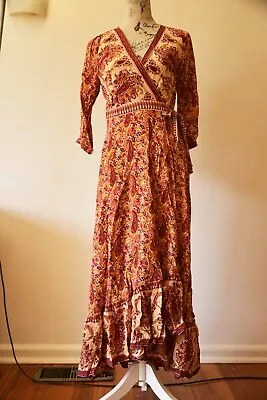 $110 • Buy Arnhem Long Dress, Size 12, Paisley Print  Rayon. In Excellent Condition.