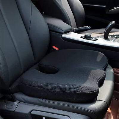 Memory Foam Car Seat Cushion For Driving Pain Relief Office Chair Wheelchair Pad • $34.99