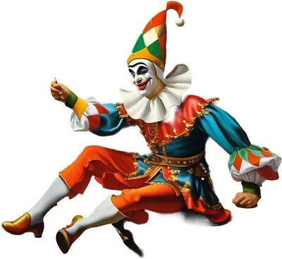 Wall Art Medievil Jester  • £1.50