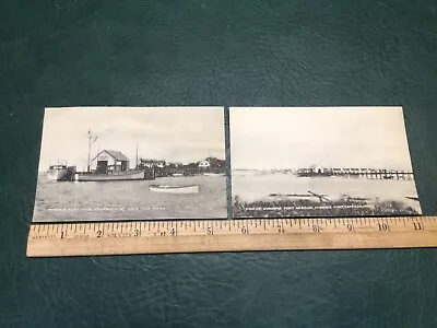 2 Antique Postcards ~ Hyannis Port Mass. View Of Harbor Cape Cod Circa 1910 • $24