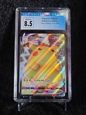 $19.99 • Buy Pikachu VMAX CGC NM/Mint 8.5 - Vivid Voltage 044/185 - Pokemon TCG