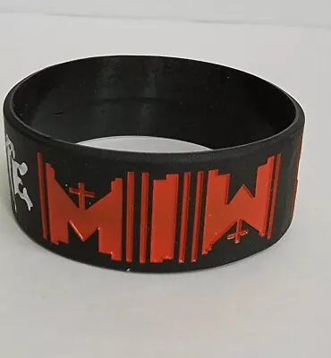 Motionless In White Rubber Bracelet Wristband Rock Band Logo NEW Music • $10