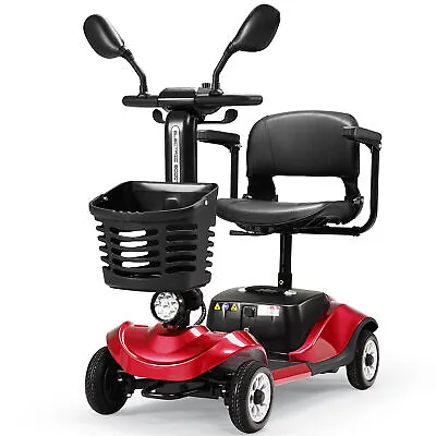 2023 4-Wheel Electric Mobility Scooter For Seniors Portable Collapsible Travel • $499