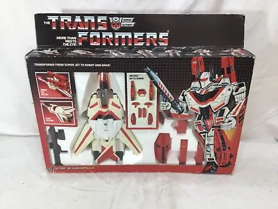 1985 Vintage G1 Transformers Jetfire Boxed Complete Booklet Hasbro FREESHP • $999.85