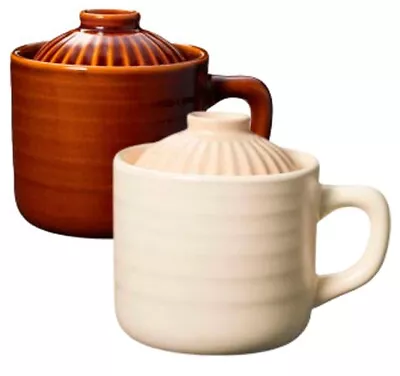 Earthenware Clay Pot Rice Cooker Japanese Donabe Rice Cooker Set Of 2 • $56.20