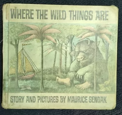 Where The Wild Things Are By Maurice Sendak - 1963 1st PRINTING  Library Book • $29.99