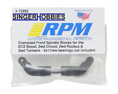 RPM 73292 ECX CIRCUIT/RUCKUS/TORMENT Front Spindle Steering Blocks (Black) HH • $12.35