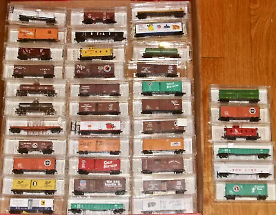 Choice Of N-Scale Micro-Trains Freight Cars Asst’d RRs LikeNew Or Better • $12.95