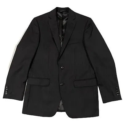 Marc Anthony Mens Black Blazer Suit Sport Coat Wool Blend Size Large L • $15