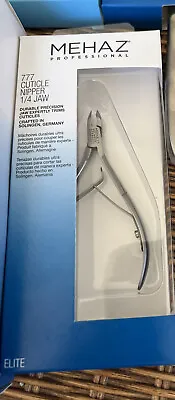 Mehaz Cuticle Nipper 777 1/4 Jaw Solingen Cobalt Stainless Professional Grade • $26.31