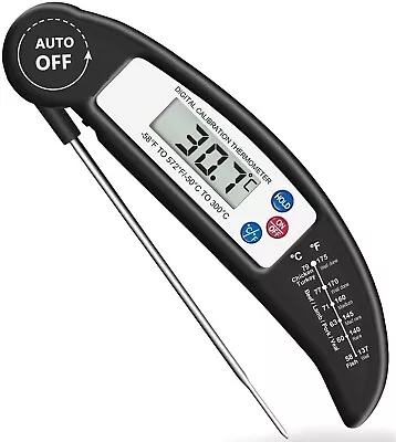 Digital Food Thermometer Probe Cooking Meat Kitchen Temperature BBQ Turkey Milk  • £4.89