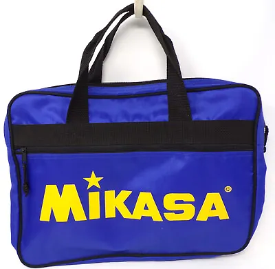 Vintage Mikasa Volleyball Referee Coach Player Carry Bag Blue Yellow • $49