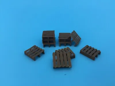 10 Pc Brown PALLET Set - Z Scale - 1:220 - Pallets - Made In The USA!  • $4.95