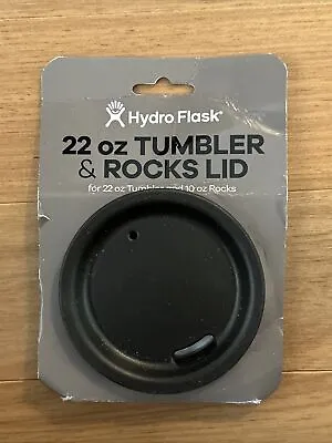 Hydro Flask TSLID001 Tumbler Lid Black For 22oz Tumbler & 10oz Rocks-NEW-SHIP24H • $9.98
