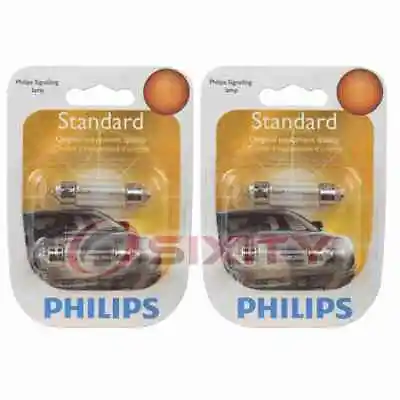 2 Pc Philips License Plate Light Bulbs For Mini Cooper Cooper Countryman Bo • $10.43