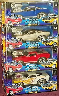 1966 Ford Mustang - Muscle Machines - 1:18 New  ** 4 To Choose From ** • $49.99