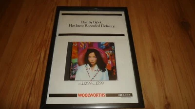 £14.99 • Buy BJORK Post-framed Original Advert