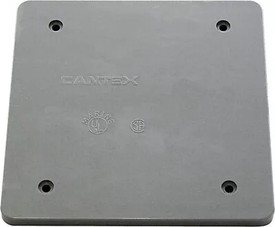 Cantex PVC 2 Gang Outlet Box Gray -Pack Of 1 • $20.80