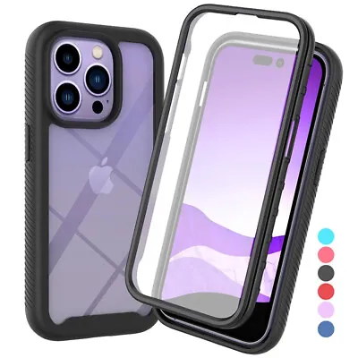 $5.99 • Buy 360 Full Body Shockproof Case Cover For IPhone 13 12 11 Pro Max XS XR 6 7 8 Plus