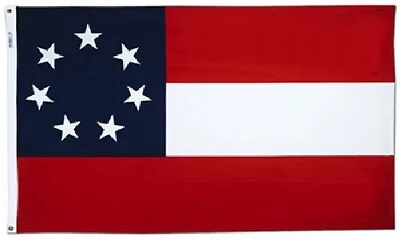 12x18 CSA Southern States Stars And Bars 7 Flag First National Boat Flag Banner • $9.88