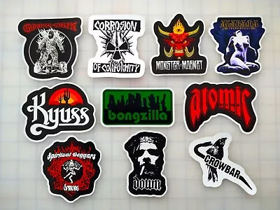 Stoner Metal Vinyl Sticker Lot (10 Pack) SET 2 Death Sludge Doom Punk Drone • $12.99