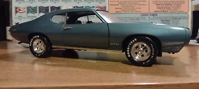 1/18 Scale ERTL 1969 Pontiac GTO (Tire/Wheel Upgrade) Ship U.S 48 Only • $54.99