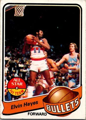 Elvin Hayes - 1979-80 Topps - # 90 - Bullets • $0.30