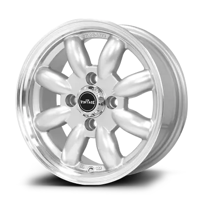 13  CTM S Lite Wheels Silver Machined Fits For Leyland Mini Moke 13x5.5 4x101.6 • $998