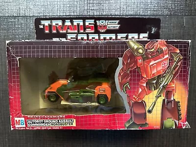 G1 MB Takara Hasbro Transformer Roadbuster MIB Complete • $488