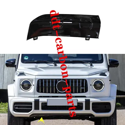 1Pcs For Mercedes G63 AMG 2019-2023 Glossy Black Right Front Bumper Guard Plate  • $177.29