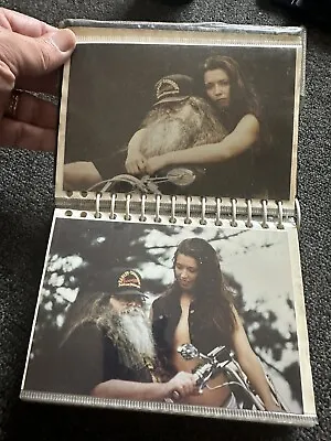 Vintage 1990s Biker Photo Album Babe Harley Motorcycle Outlaw Mc Snapshot Rare • $200