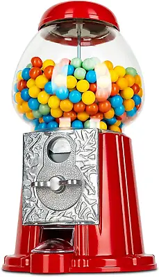 £47.43 • Buy 11 Inch Metal Gumball Machine – Coin Operated Bubblegum Sweet Dispenser - Vendin