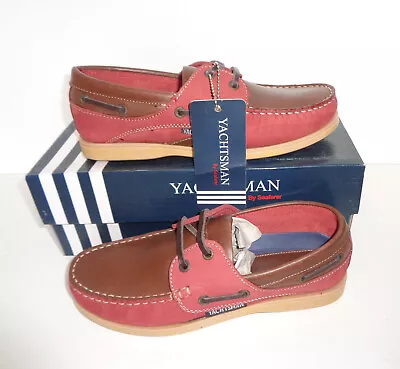 New Ladies Leather Yachtsman Boat Deck Casual Womens Trainers Shoes UK Size 7 • £23.98