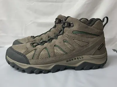 Merrell Men's Oakcreek Mid Waterproof Hiking Boot Size 8.5 FREE SHIPPING • $64.99