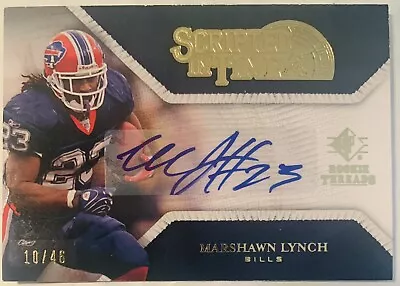 2008 SP Rookie Threads Marshal Lynch Autograph • $100