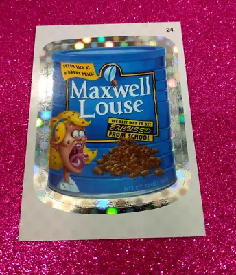2012 Wacky Packages All New Series9 {ANS9} Silver Flash Foil  MAXWELL LOUSE  #30 • $2.49