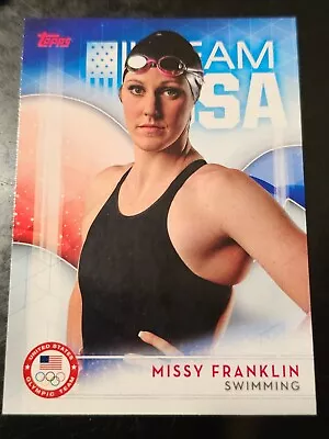 MISSY FRANKLIN 2016 Topps US Olympic Base #14 Swimming • $1