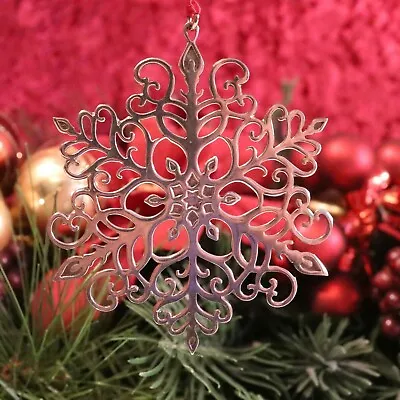 1976 MMA Metropolitan Museum Of Art Sterling Silver Snowflake Ornament  • $100