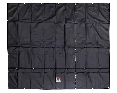 10'x12' Heavy Duty Smoke Tarp For Flatbed Truck 18 Oz Vinyl Load Covering Tarp • $89.99