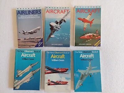 New Observer’s Book Of Aircraft & Airliners - Collection Of 6 Books • £54.99