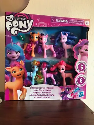 NEW! My Little Pony FAVORITES TOGETHER 6 PONIES - Twilight Rainbow Dash Pinkie • $64.99