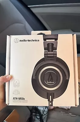 Audio-Technica ATH-M50X Professional Studio Monitor Wired Headphones Black • $100