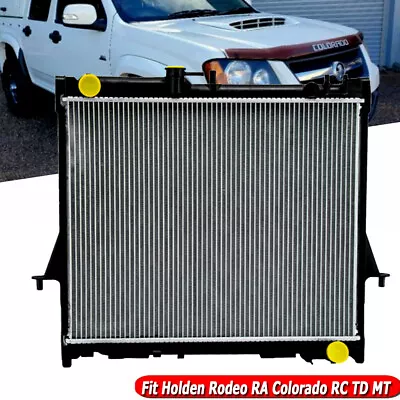 Radiator Fit Holden Rodeo RA Colorado RC 2.4L 3.5L Petrol/3L TD MT 2002–2013 • $169