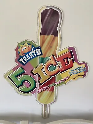 5 Ice Ice Cream Lolly Commercial Advertising Wall Sign • £45