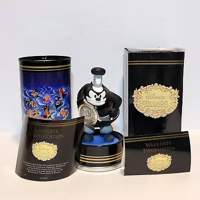 Walt Disney Villains STEAMBOAT PETE Watch & Figurine Tin Willie LE #0796/3000 • $59.95