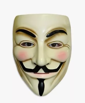 V For Vendetta Mask - Anonymous - Guy Fawkes - Flesh - Costume Accessory • $10.99