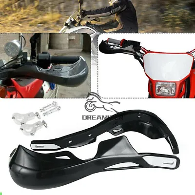 Black Hand Guards Dirt Bike Handguard Motorcycle For Honda CR125R CRF250L CR250R • $39.49