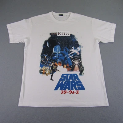$99.97 • Buy KITH Shirt Mens Medium White Star Wars Empire Strikes Back Japanese Lettering